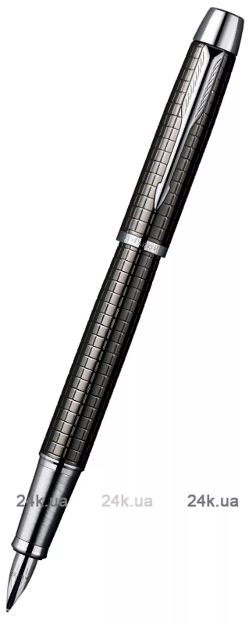 Ручка Parker IM Premium Dark Gun Metal Chiselled FP F 20 412D