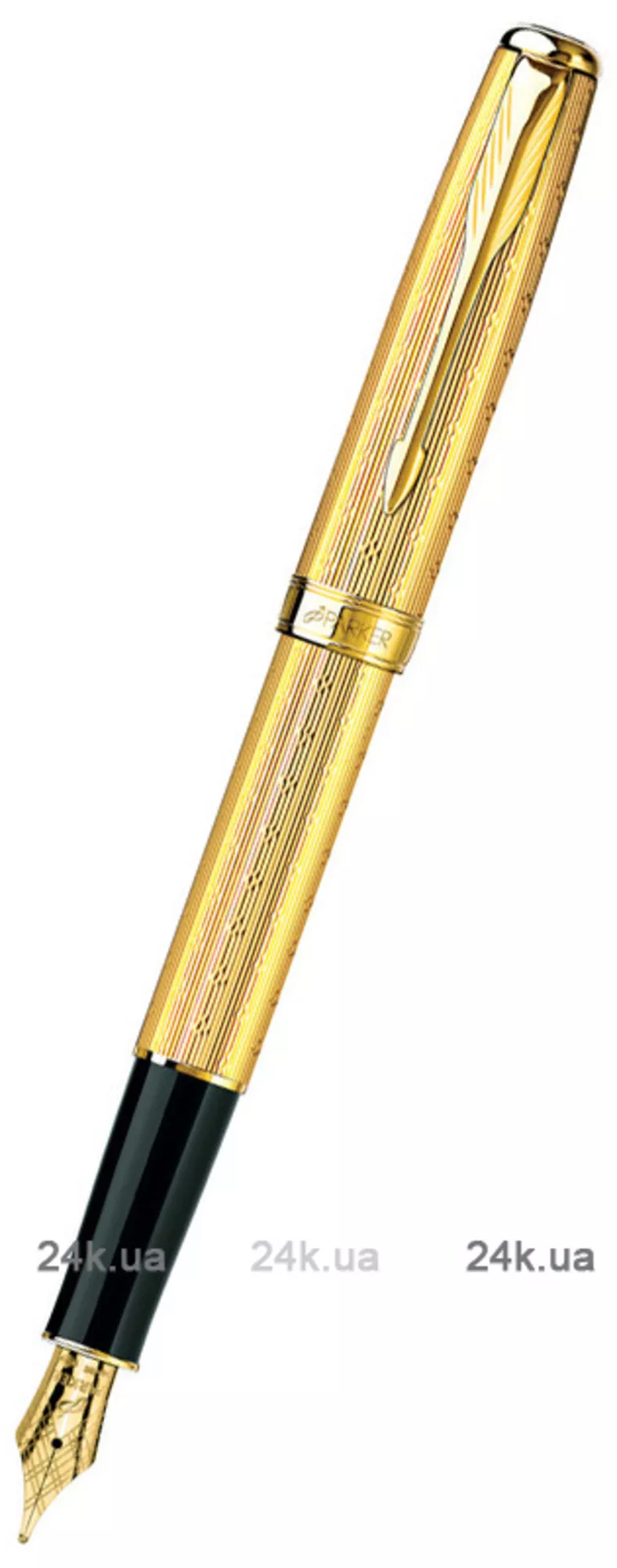 Ручка Parker Sonnet 08 Chiselled Gold GT FP F 85 412G