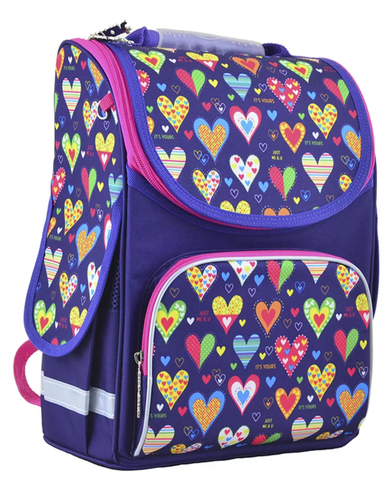 Рюкзак Smart PG-11 Hearts blue