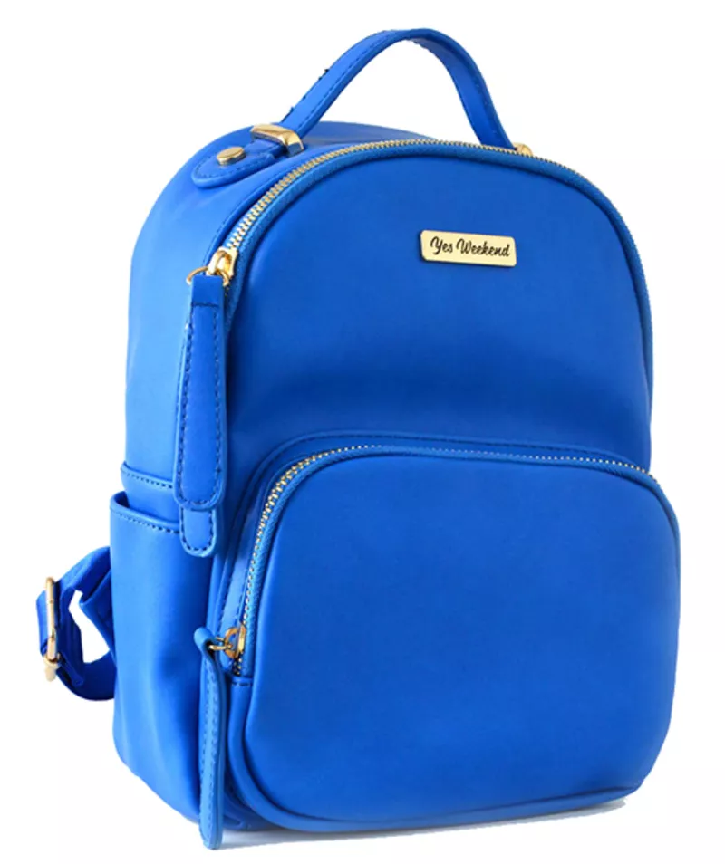 Рюкзак YES! Сумка-рюкзак, синяя, 17x9x25см