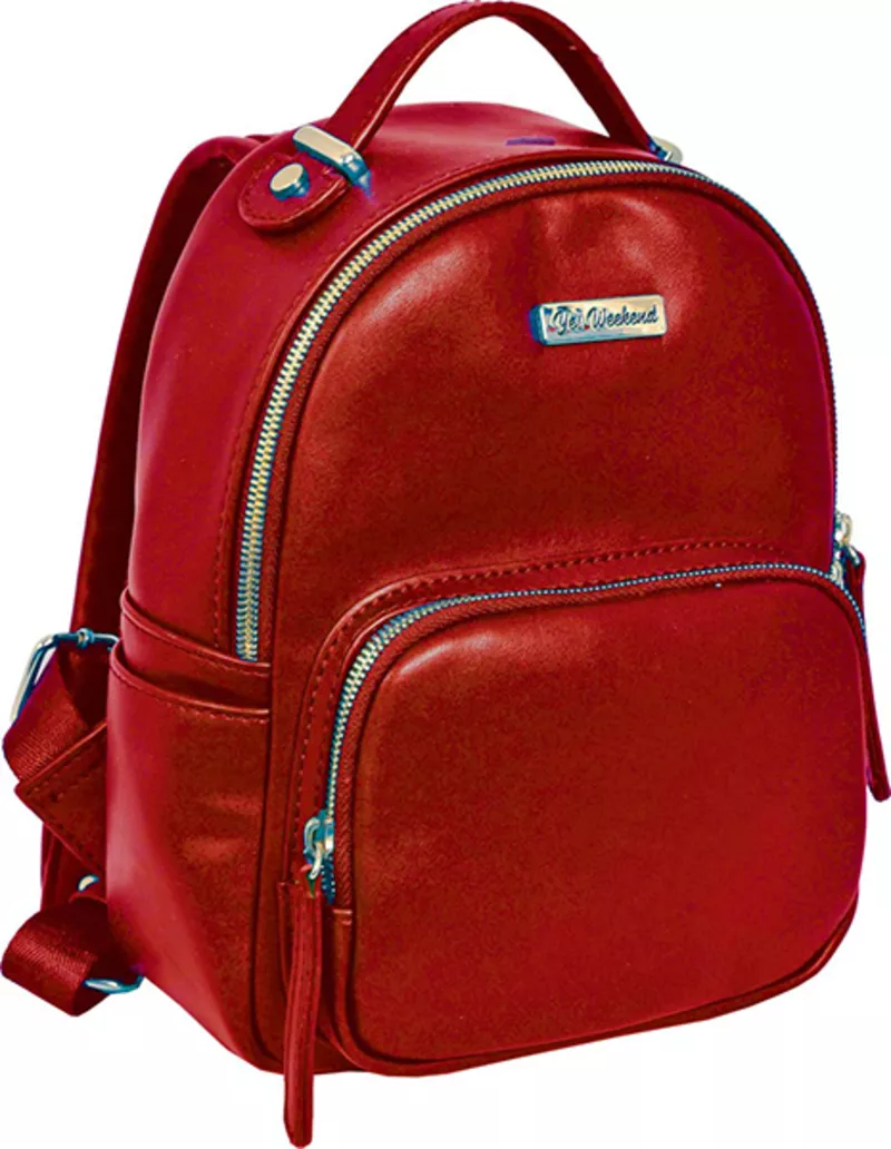 Рюкзак YES! Сумка-рюкзак, красная, 17x9x25см